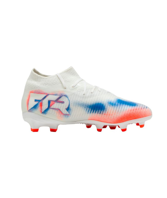 Botas de fútbol Puma Future 8 Pro Fg/Ag J Blanco Infantil