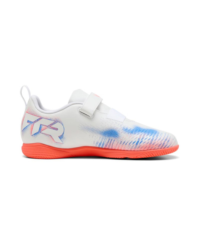 Zapatillas de Fútbol sala Puma Future 8 Play V It Blanco Bebés