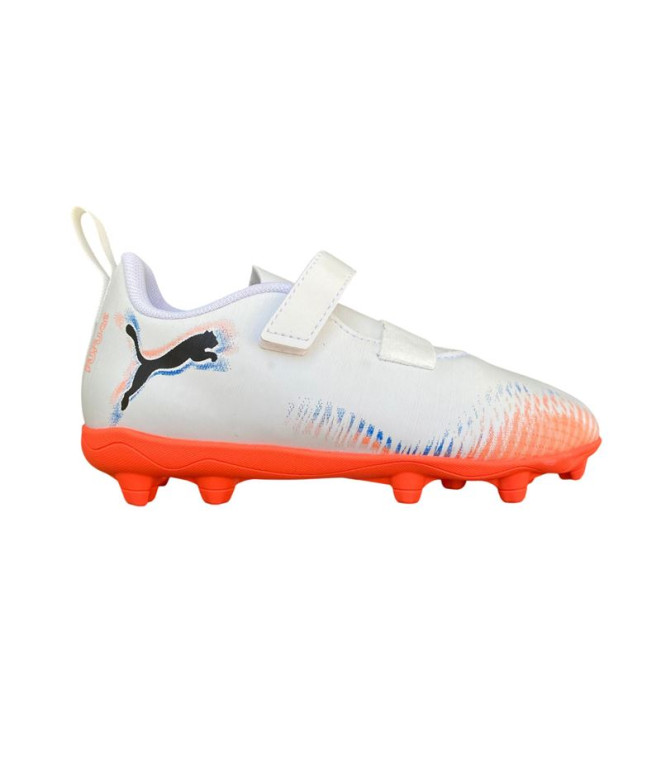 Botas de fútbol Puma Future 8 Play V Fg/A Blanco Bebés