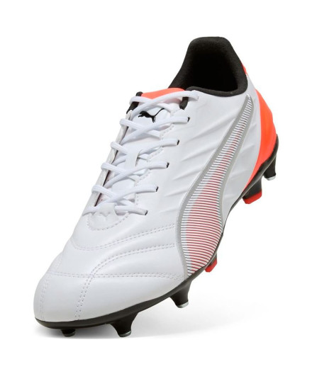 Botas de futebol Puma King Pro Mxsg Branco Prata Homem 2
