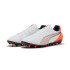 Bottes de football Puma King Match Mg Blanc Argent