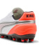 Botas de fútbol Puma King Match Mg Blanco Silver