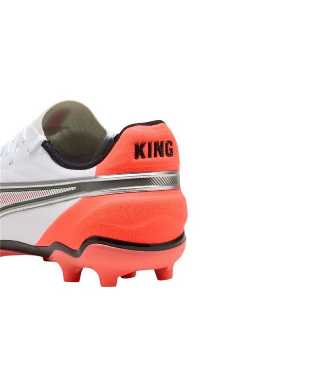 Botas de fútbol Puma King Match Fg/Ag Blanco...