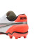 Botas de fútbol Puma King Match Fg/Ag Blanco Glow Infantil