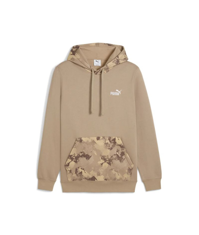 Sudadera Puma Essentials Camo die Fl Ice Coffee Hombre