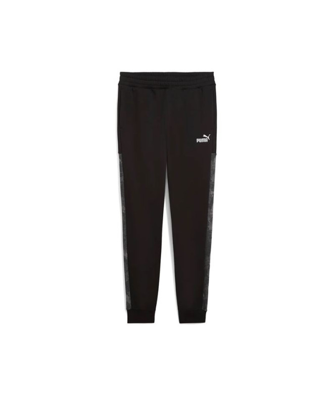 Pantalón Puma Essentials Camo s Negro Hombre