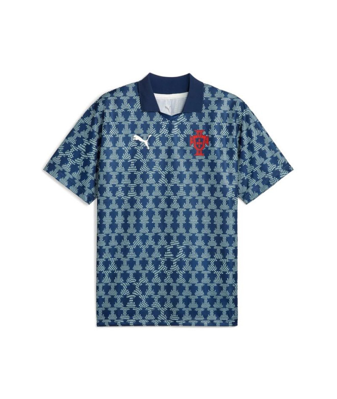 Camiseta de Fútbol Puma Fpf Ftblnrgy+ Retro Hombre Azul