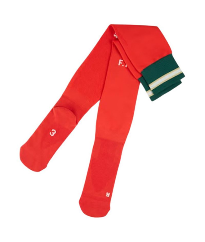 Meias de Futebol Puma Fpf Team Plain Socks, Sport Red Suga, unissex