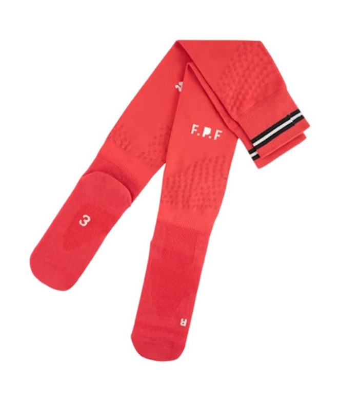 Meias De Futebol Puma Fpf Team Graphic Soc, Pure Red Fresh, Unissex