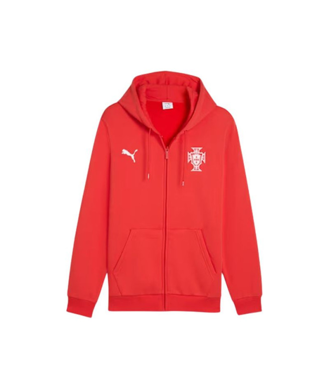 Chaqueta de Fútbol Puma Fpf FtblEssentials Fz ,Sport Red, Hombre