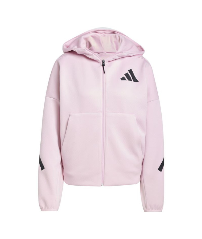 Sudadera adidas Z.N.E. Fz Mujer Rosa