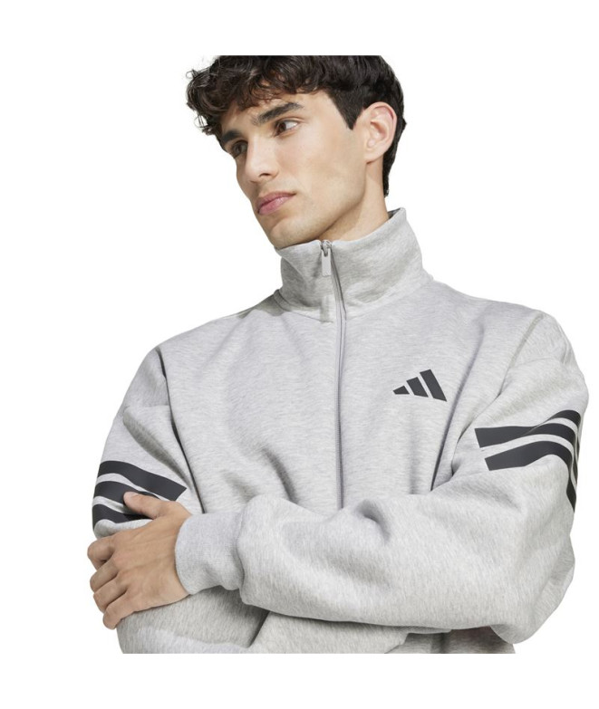 Sweat adidas Future Icons 3 Bandas Tt Homme Gris