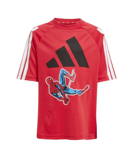 T-shirt adidas Lk Mrvl Sm Enfant Rouge
