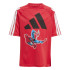T-shirt adidas Lk Mrvl Sm Enfant Rouge