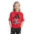 T-shirt adidas Lk Mrvl Sm Enfant Rouge