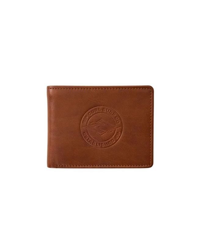 Carteira Rip Curl Grampeador Pu All Day Homem Marrom