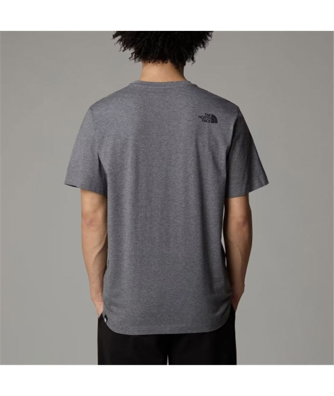 Camiseta The North Face S/S Easy Homem Cinza