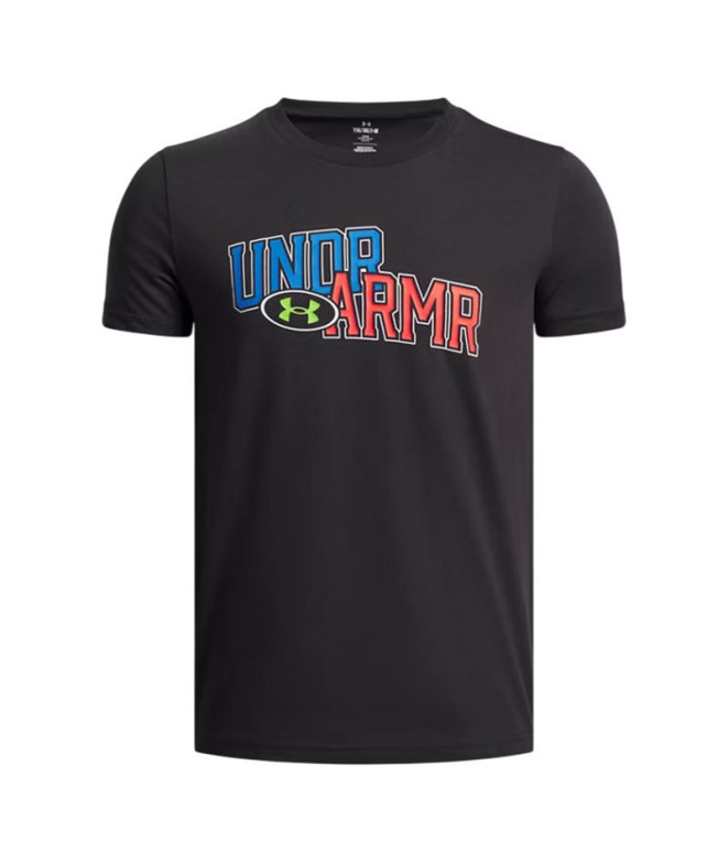 Camiseta Under Armour Flame Wm Ss Menino Preto