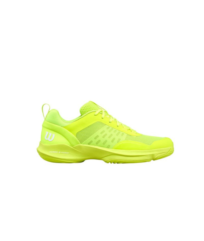 Zapatillas de Tenis Wilson Hurakn Pro V2  Hombre Amarillo