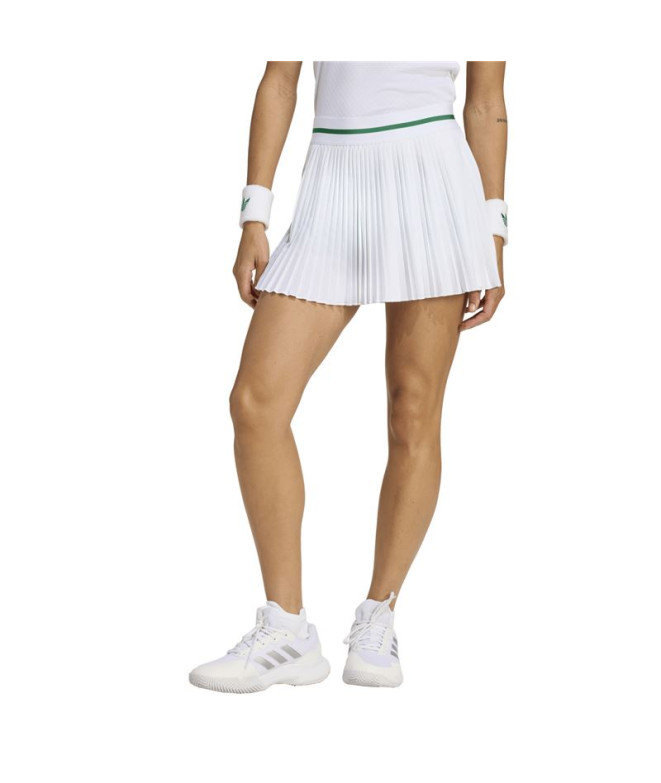 Jupe de Tennis adidas Jupe Plissée Pro Femme Blanc