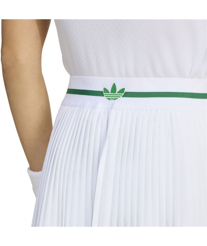 Jupe de Tennis adidas Jupe Plissée Pro Femme Blanc