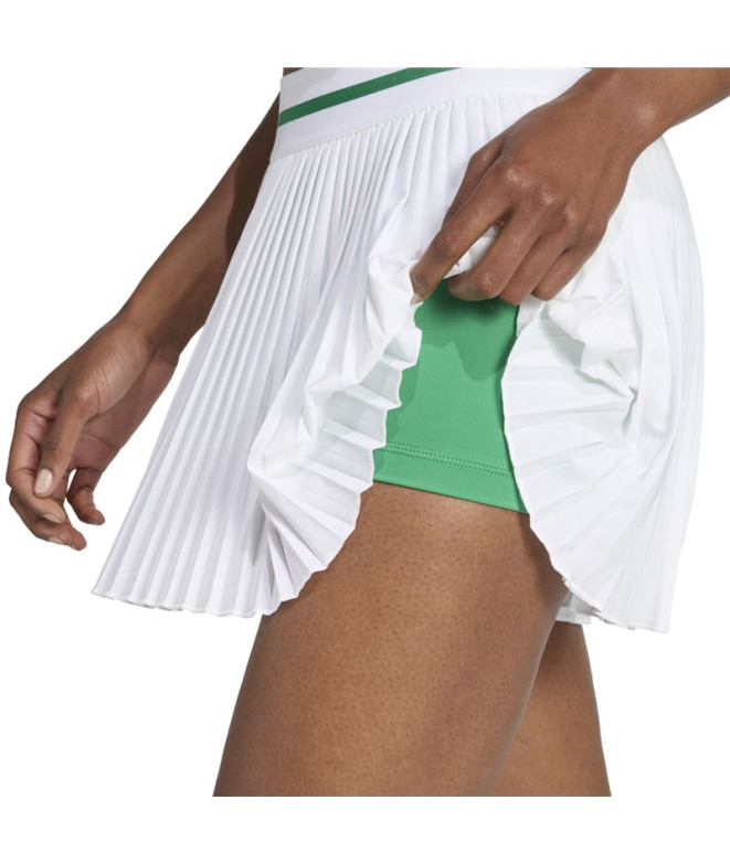 Jupe de Tennis adidas Jupe Plissée Pro Femme Blanc