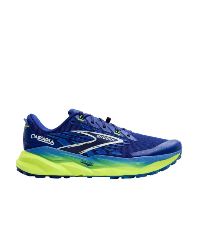 Sapatilhas de Trail Brooks Cascadia 19 Homem Azul