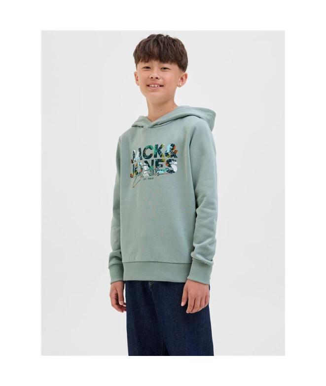 Sweat Jack and Jones Jjgeplas Enfant Iceberg Vert