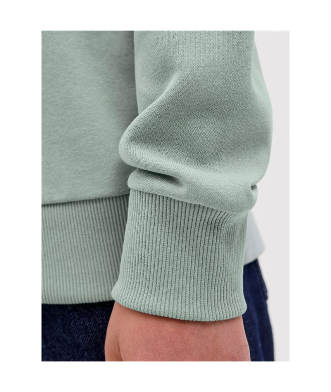 Sweat Jack and Jones Jjgeplas Enfant Iceberg Vert