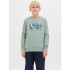 Sudadera Jack and Jones Jjgeplas Crew Neck Niño Iceberg Verde