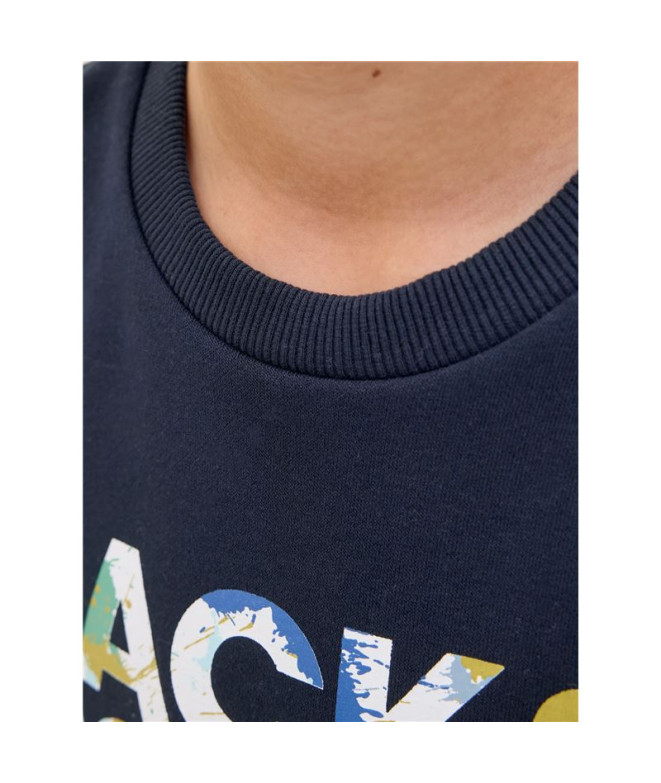 Moletom Jack and Jones Jjgeplas Crew Neck...
