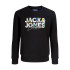 Sudadera Jack and Jones Jjgeplas Crew Neck Niño Negro