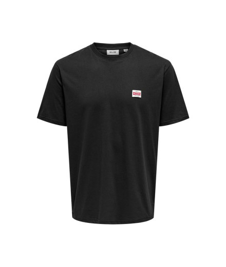 Camiseta Only & Sons Onsdawson Reg Ss Tee Vd Homem Preto...