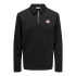 Moletom Only & Sons Onsdawson Reg Halfzip Sweat Vd Homem Preto Jato