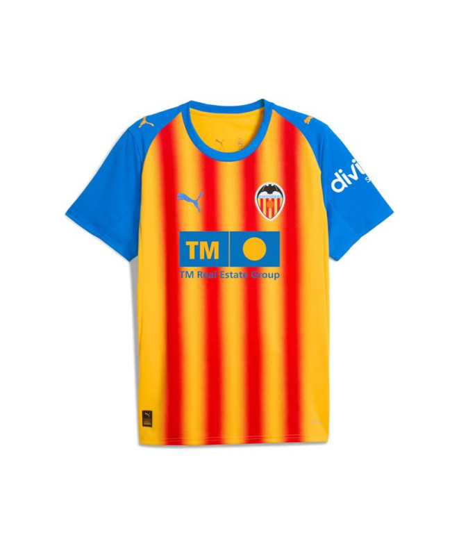 Camiseta Puma Valencia C.F. 3Rd Replica Sport Amarillo/Rojo