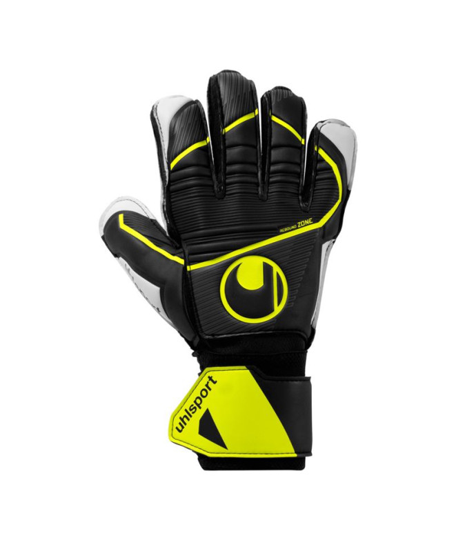 Guantes de portero Uhlsport Soft Flex Frame Jr. Infantil negro