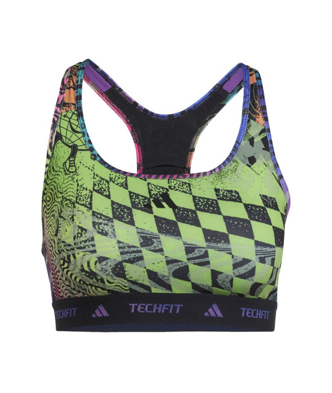 Sujetador Deportivo de Fitness adidas Js Ms Bra Mujer Amarillo