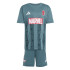 Conjunto adidas Lk Mrvl Sm Tset Infantil Azul