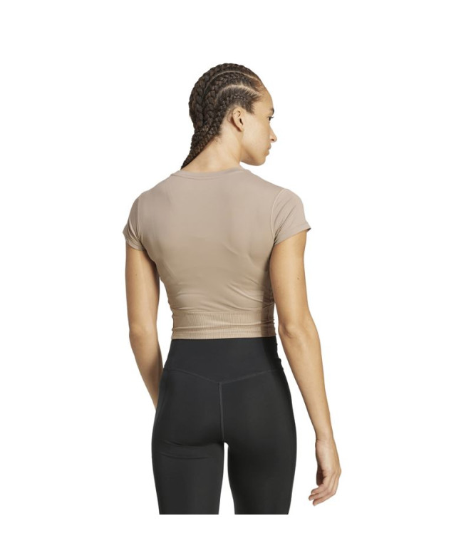 Camiseta de Fitness adidas Hyg Rib Baby Mulher...