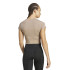 Camiseta de Fitness adidas Hyg Rib Baby Mulher Marrom