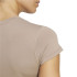 T-shirt de Fitness adidas Hyg Rib Baby Femme Marron