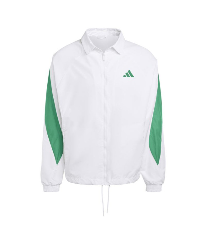 Sudadera adidas Sta Seas Tt Hombre Blanco/Verde