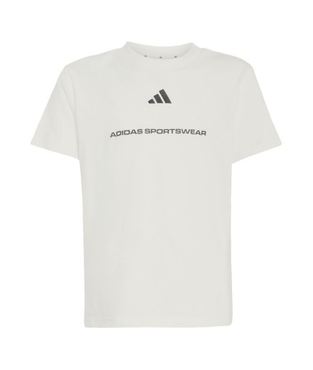 Camiseta adidas Sj Menino Bege