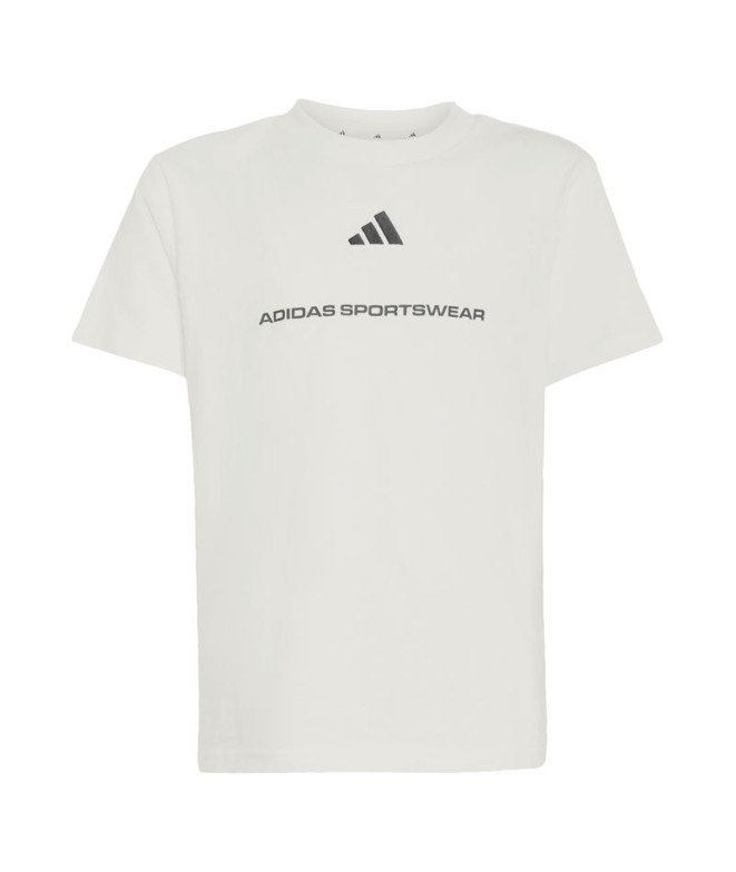 Camiseta adidas Sj Menino Bege