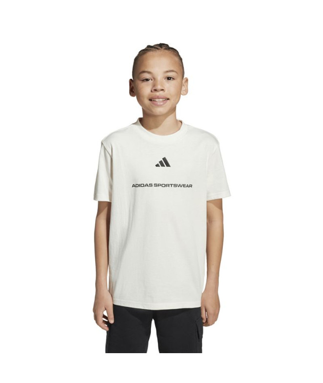 T-shirt adidas Sj Enfant Beige