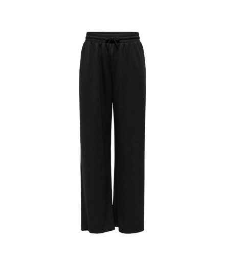 Pantalón Only Onlscarlett Wide Pant Swt Noos Mujer Black