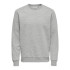 Moletom Only & Sons Onsceres Crew Neck Noos Homem Cinza Melange Super Leve