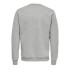 Moletom Only & Sons Onsceres Crew Neck Noos Homem Cinza Melange Super Leve