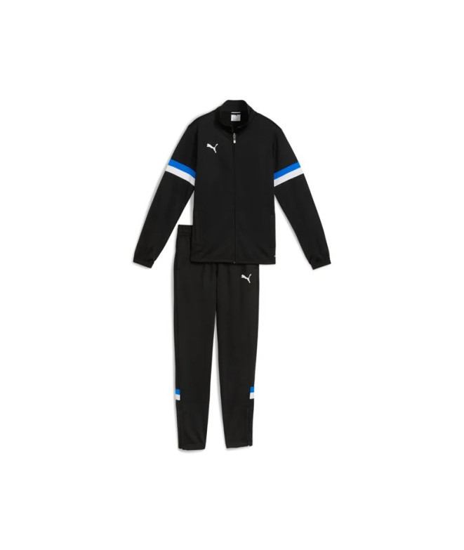 Chándal de Fútbol Puma Individualrise Track Infantil Negro/Blanco/Ultra Azul