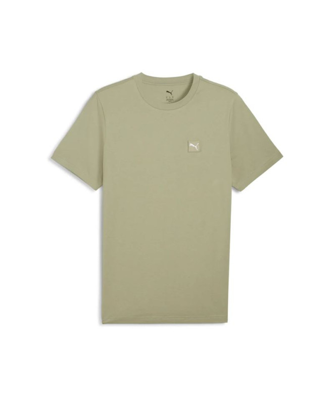 Camiseta Puma Essentials Elevated Lux Army Homem
